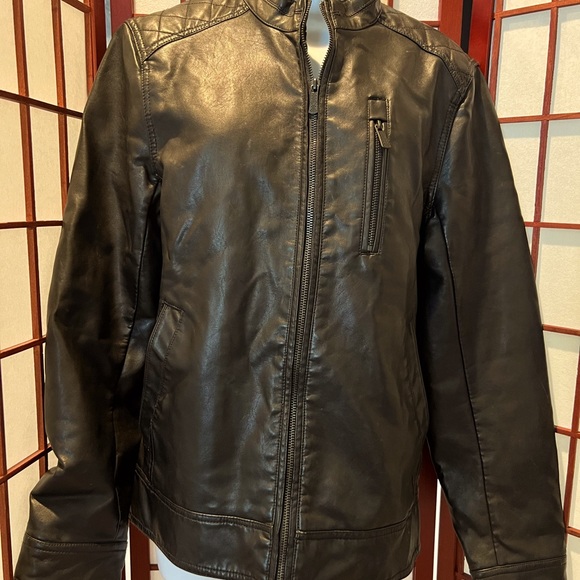 Faux Leather Woman’s Jacket - Picture 1 of 9